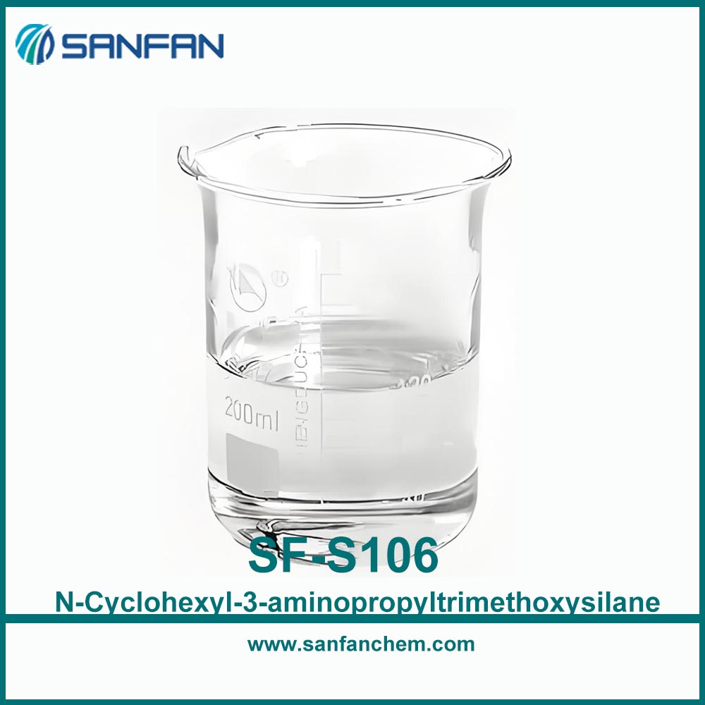 SF-S106-cas-no3068-78-8 china N-[3-(Trimethoxysilyl)propyl]cyclohexanamine