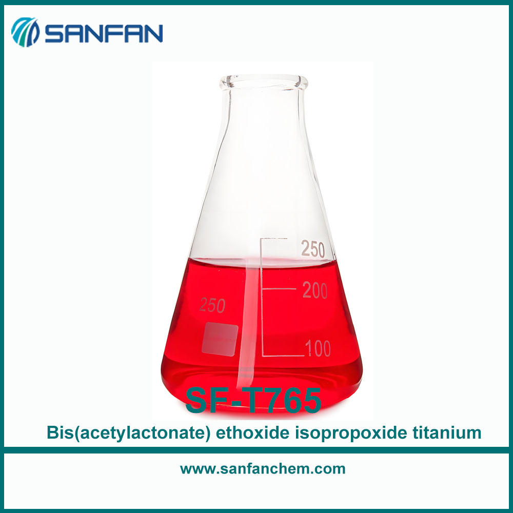 SF-T765 Bis(acetylactonate) ethoxide isopropoxide titanium Titanate series CAS No.: 445398-76-5 china