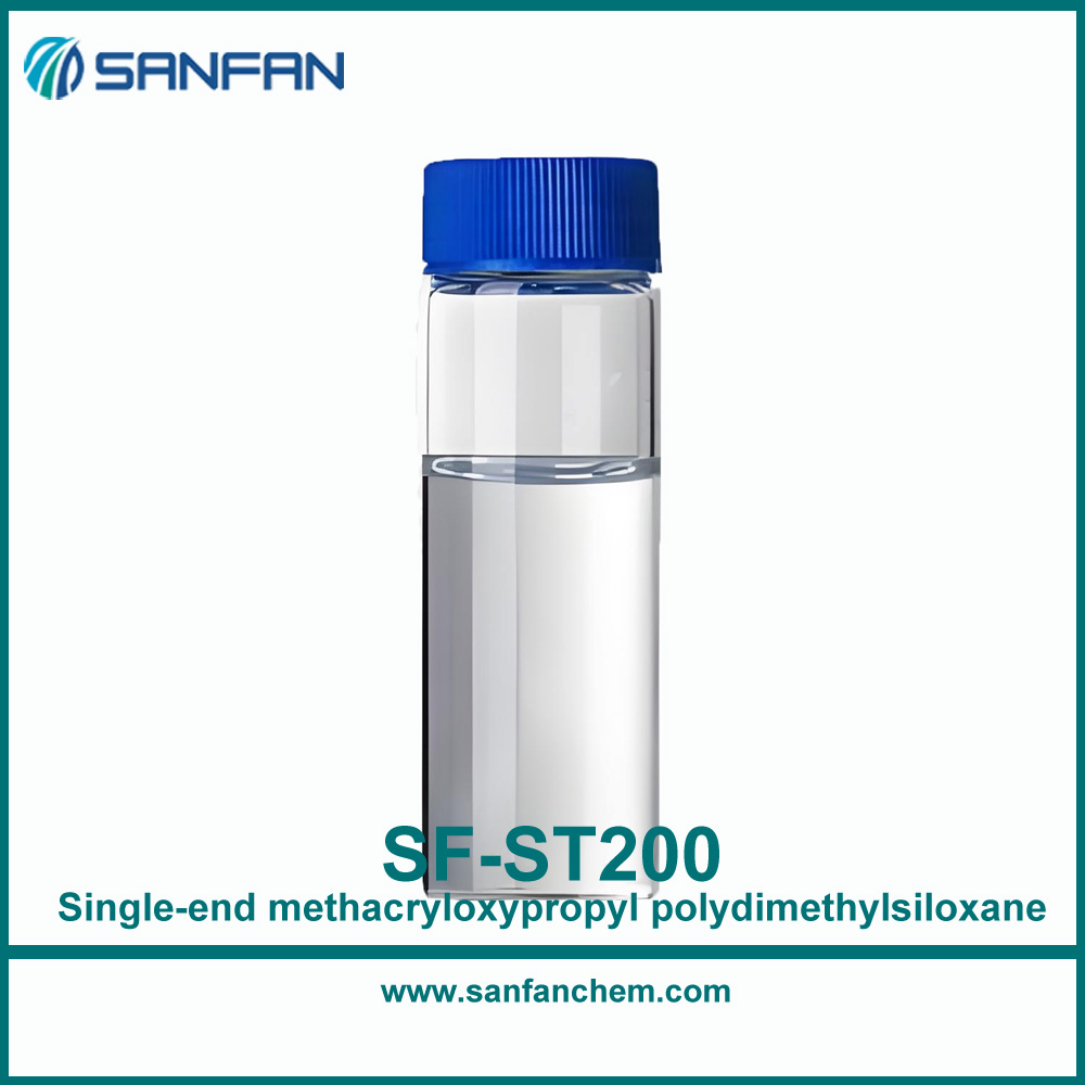 Siloxanes and silicones, dimethyl, butyl-and 3-[(3-methyl-1-oxo-2-propenyl)oxy]propyl-terminated; Mono methacryloxypropyl terminated polydimethylsiloxane; Single-end methacryloxypropyl polydimethylsiloxane; Modified dimethyl silicone oil